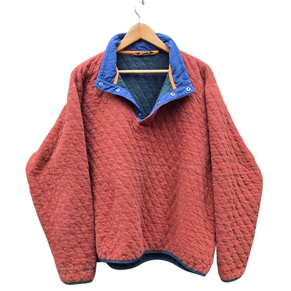 Vintage Gorpcore Quilted Hiking Pullover Rugged Trail Style Camping Chore Jacket